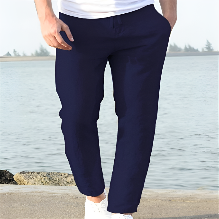 Pantaloni in lino da uomo | pantaloni estivi casual
