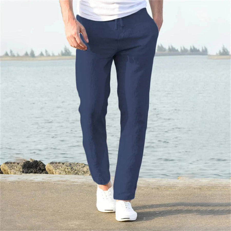Pantaloni in lino da uomo | pantaloni estivi casual