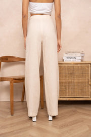 Sommerhose Damen | High-Waist Wide-Leg & Eleganter Gerader Schnitt