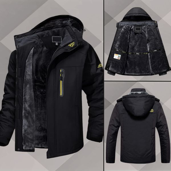 Theodor | Technische Winterjacke für Herren Fleecefutter