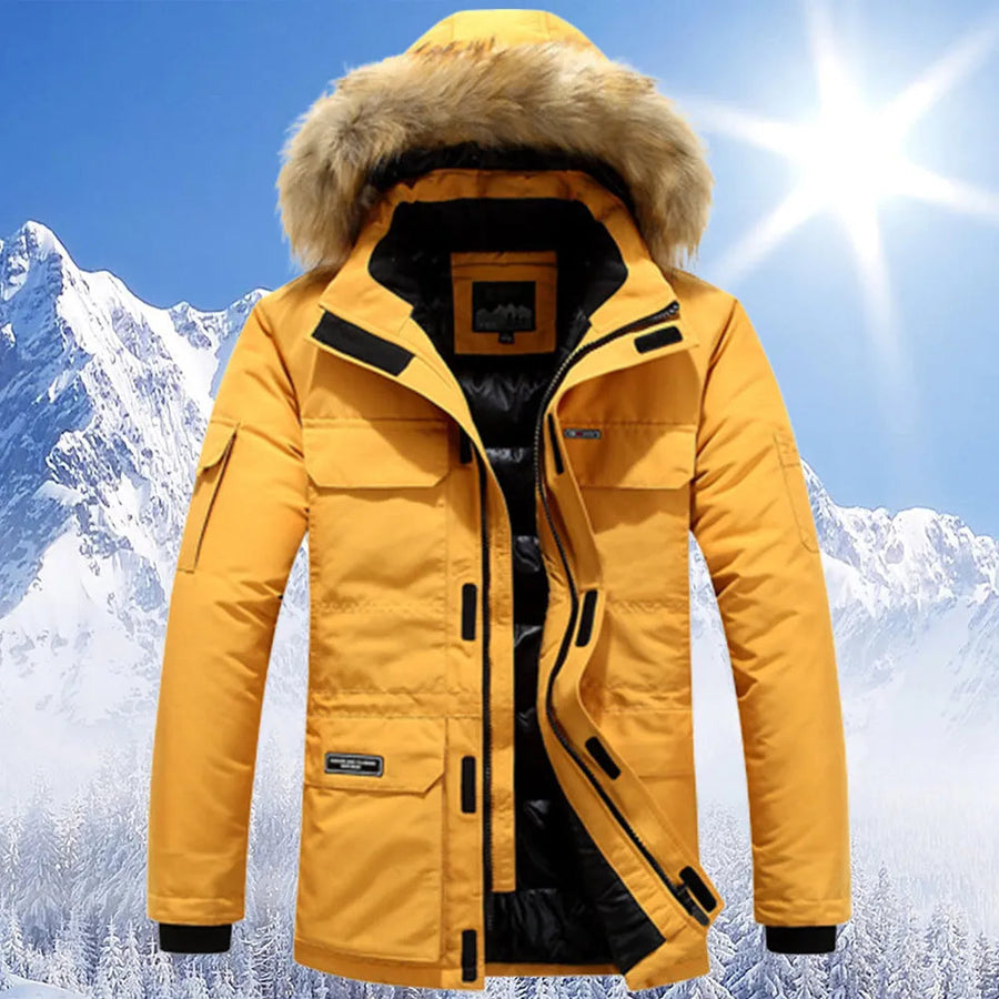 Leon | Warme Winterjacke für Herren Fleecegefüttert