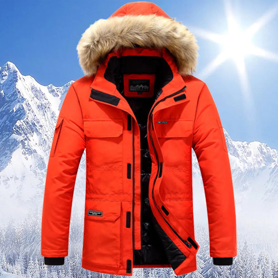 Leon | Warme Winterjacke für Herren Fleecegefüttert