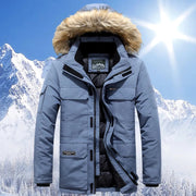 Leon | Warme Winterjacke für Herren Fleecegefüttert