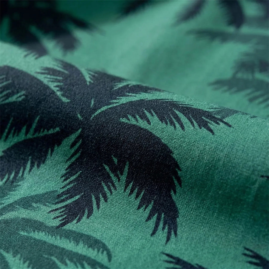 Leoprino | Camicia da uomo a maniche corte con motivo leopardato