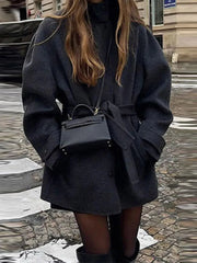 Ashley Stehkragen Kurzmantel