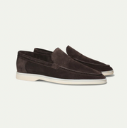 Loafer Herren | Cleaner Wildleder-Slipper mit leichter Plateausohle