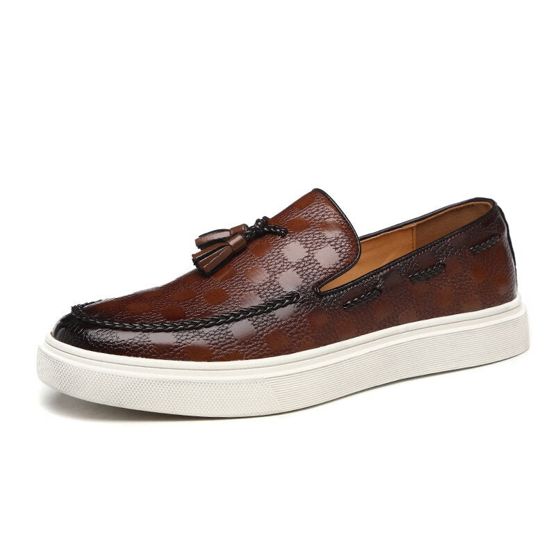 Loafers Herren | Eleganter Quasten-Loafer mit Streetwear-Sohle
