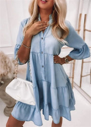 Lockeres Jeanskleid Elegant