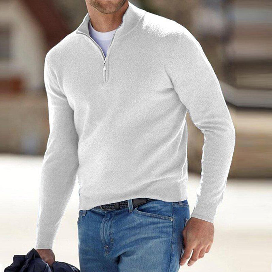 Pullover Herren Weste | Reißverschluss Freizeitmode
