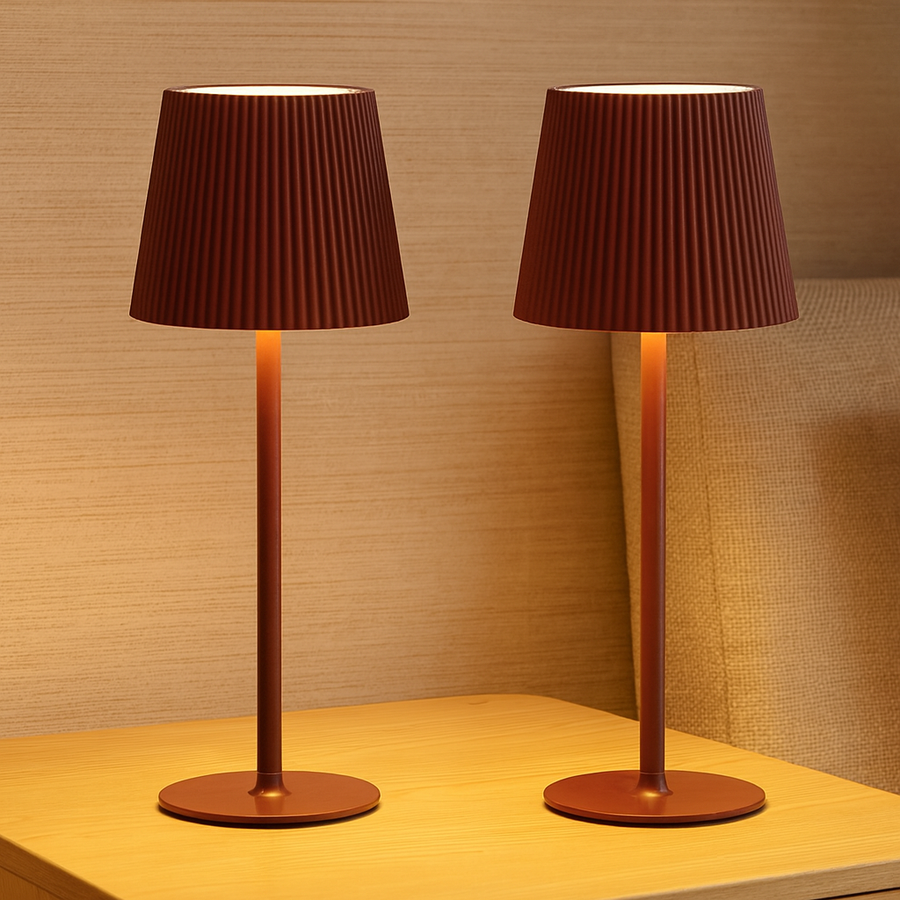 Lumora | Wiederaufladbare LED-Schreibtisch- und Nachttischlampe