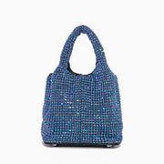 Glitzernde Strass Abendtasche Damen – Mini Clutch mit Schulterkette
