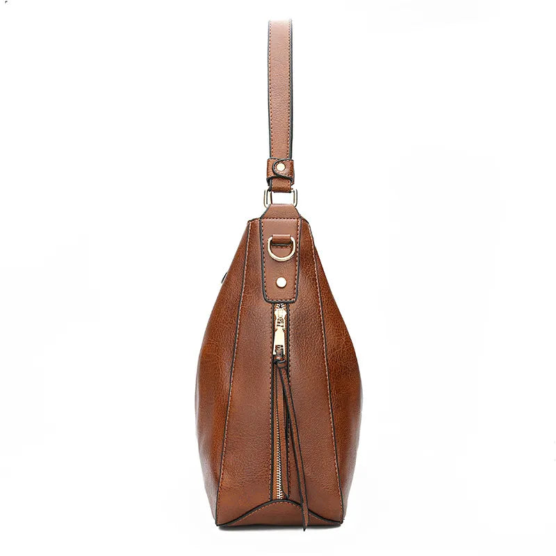 Elegante Damen-Ledertasche in großzügiger Größe für jeden Anlass