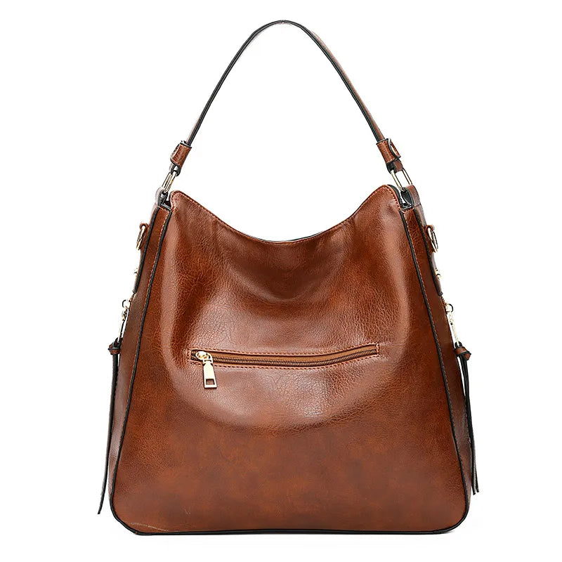 Elegante Damen-Ledertasche in großzügiger Größe für jeden Anlass