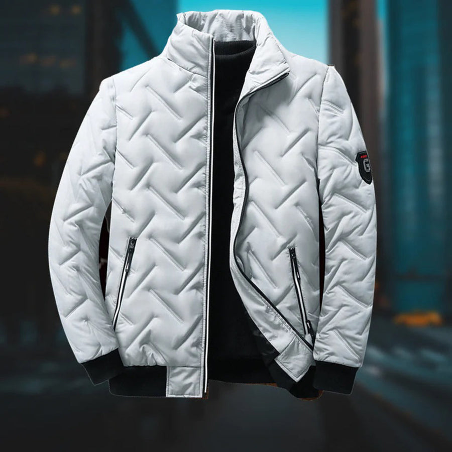 Herren Steppjacke Mit Hohem Kragen | Winter