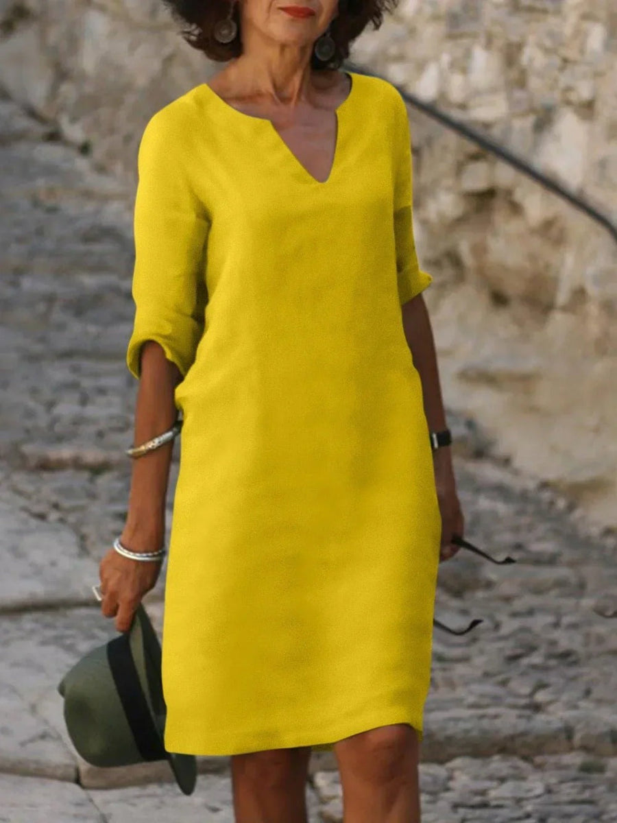 FELINE - GERADE GESCHNITTENES KLEID