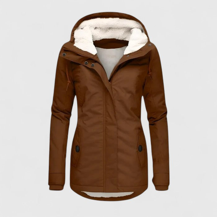 AMELIE™  | WASSERDICHTE WINTERJACKE MIT KAPUZE