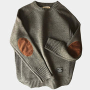 Lässiger Winterpullover Mit Rundhalsausschnitt Für Herren | Langarm