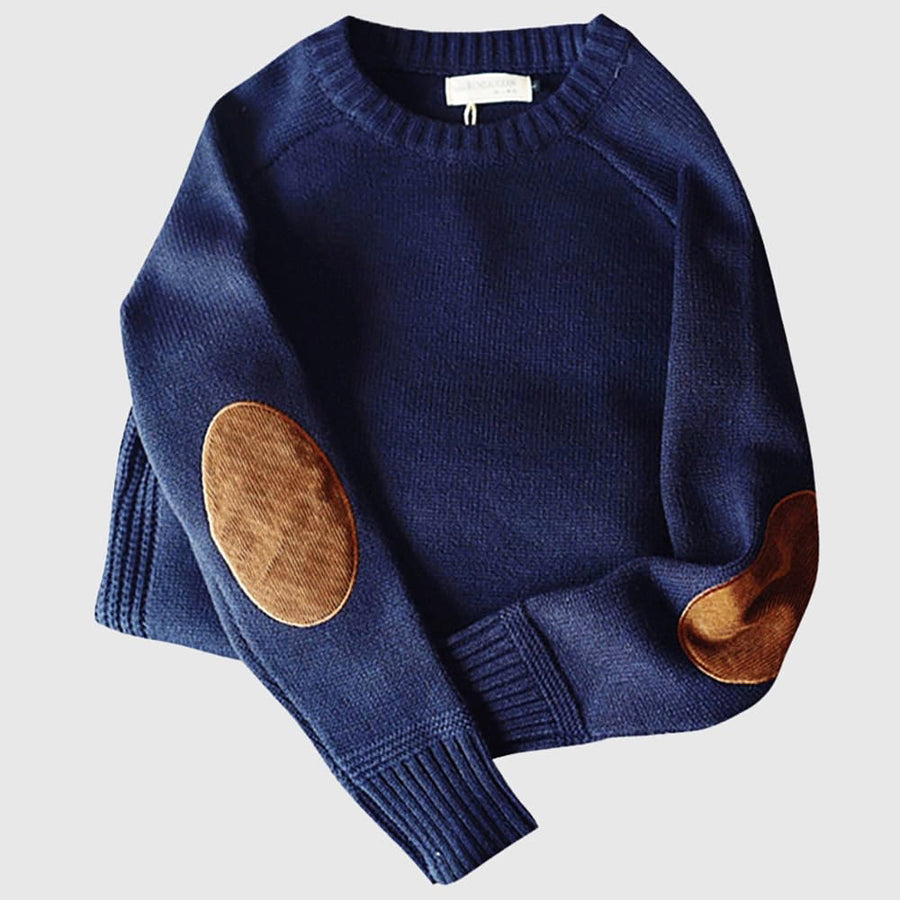 Lässiger Winterpullover Mit Rundhalsausschnitt Für Herren | Langarm