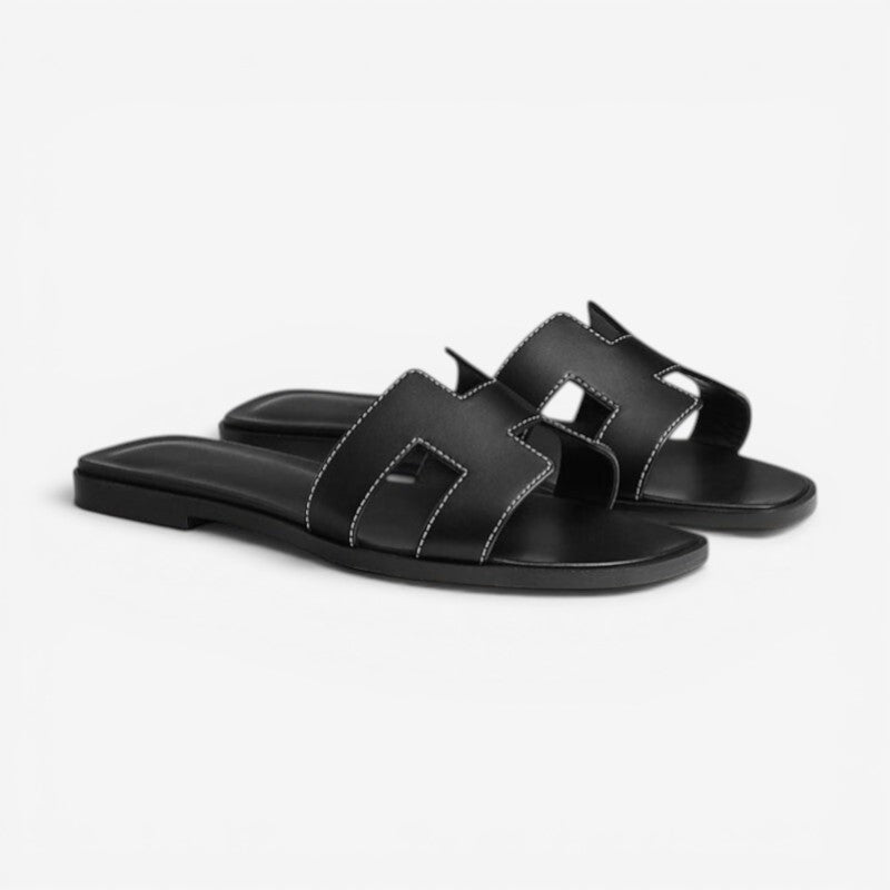 Margot | Flache Riemchensandalen mit Rutschfester Sohle