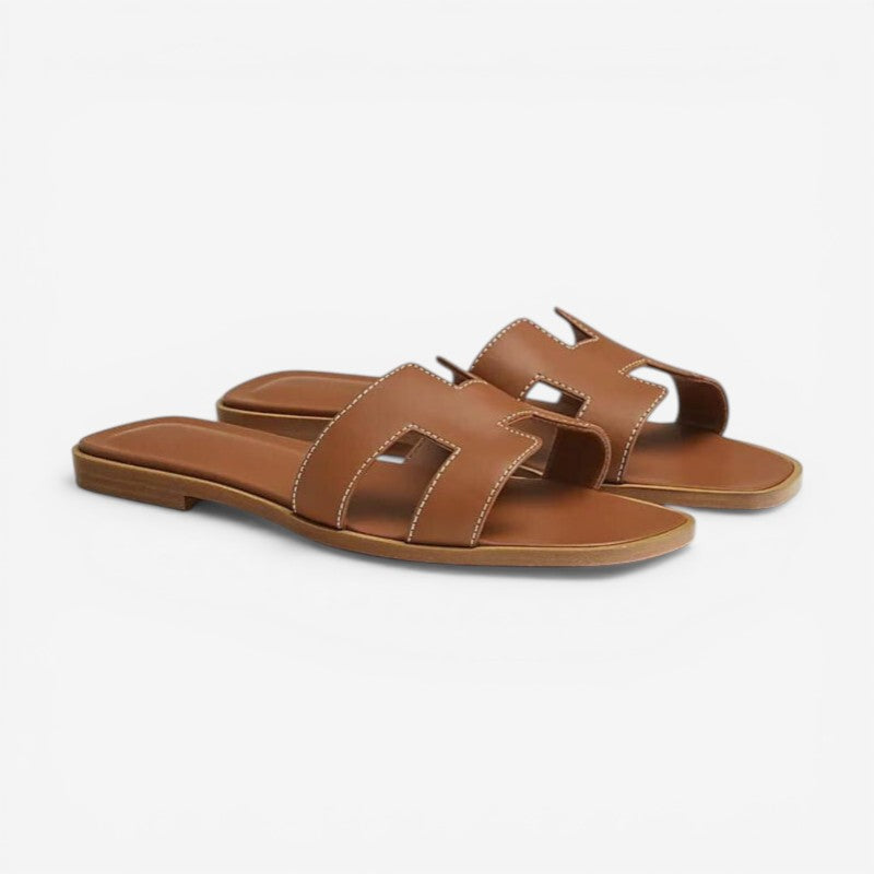 Margot | Flache Riemchensandalen mit Rutschfester Sohle