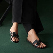 Margot | Flache Riemchensandalen mit Rutschfester Sohle