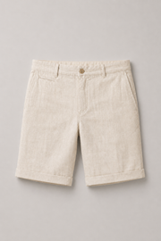 Pantaloncini su misura in misto lino | Smart casual da uomo