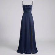 Maxi Kleid Damen | Elegantes Abendkleid lang mit Beinschlitz