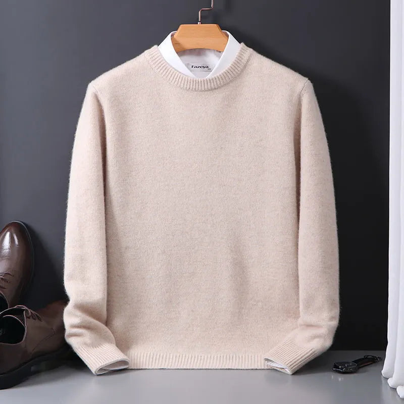 Christian | Herren Frühlings Klassischer Rundhals Pullover