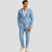 Zweiteiliger Slim-Fit-Anzug für Herren – Moderner, maßgeschneiderter Business-Look