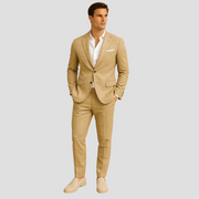 Zweiteiliger Slim-Fit-Anzug für Herren – Moderner, maßgeschneiderter Business-Look
