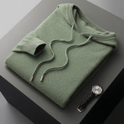 Malte | Herren Lässiger Strickpullover mit Kapuze