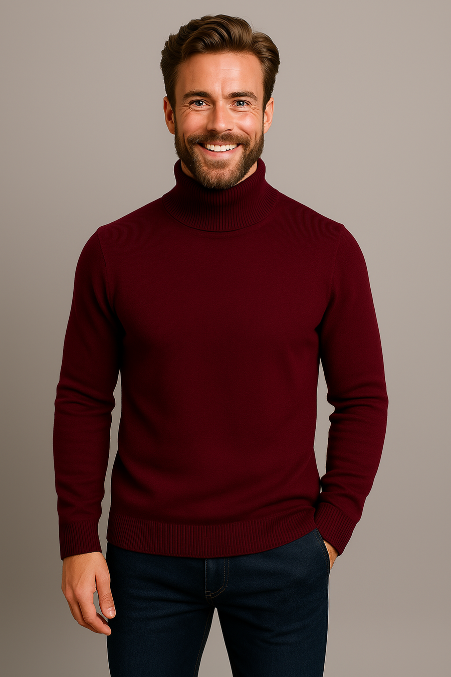 Daniel | Herren Frühlings Rollkragenpullover