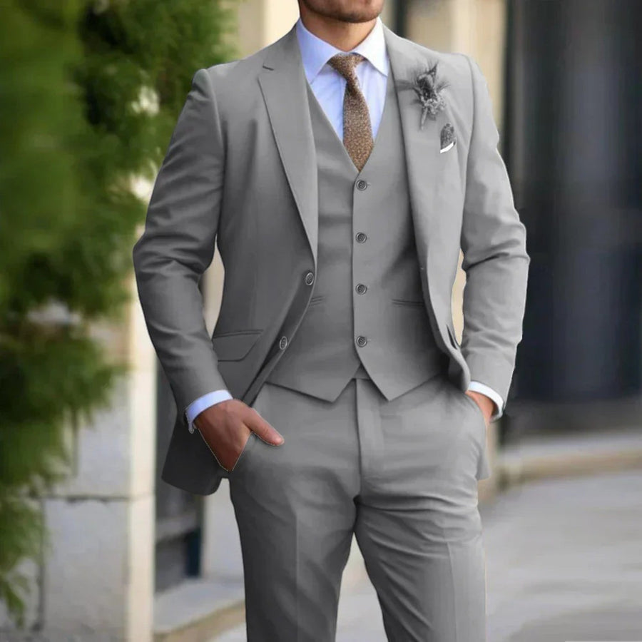 3-Teiliger Herrenanzug | Slim Fit