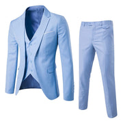 Elegantes 3-teiliges Herren-Set – Blazer, Hose & Weste im formellen, maßgeschneiderten Stil