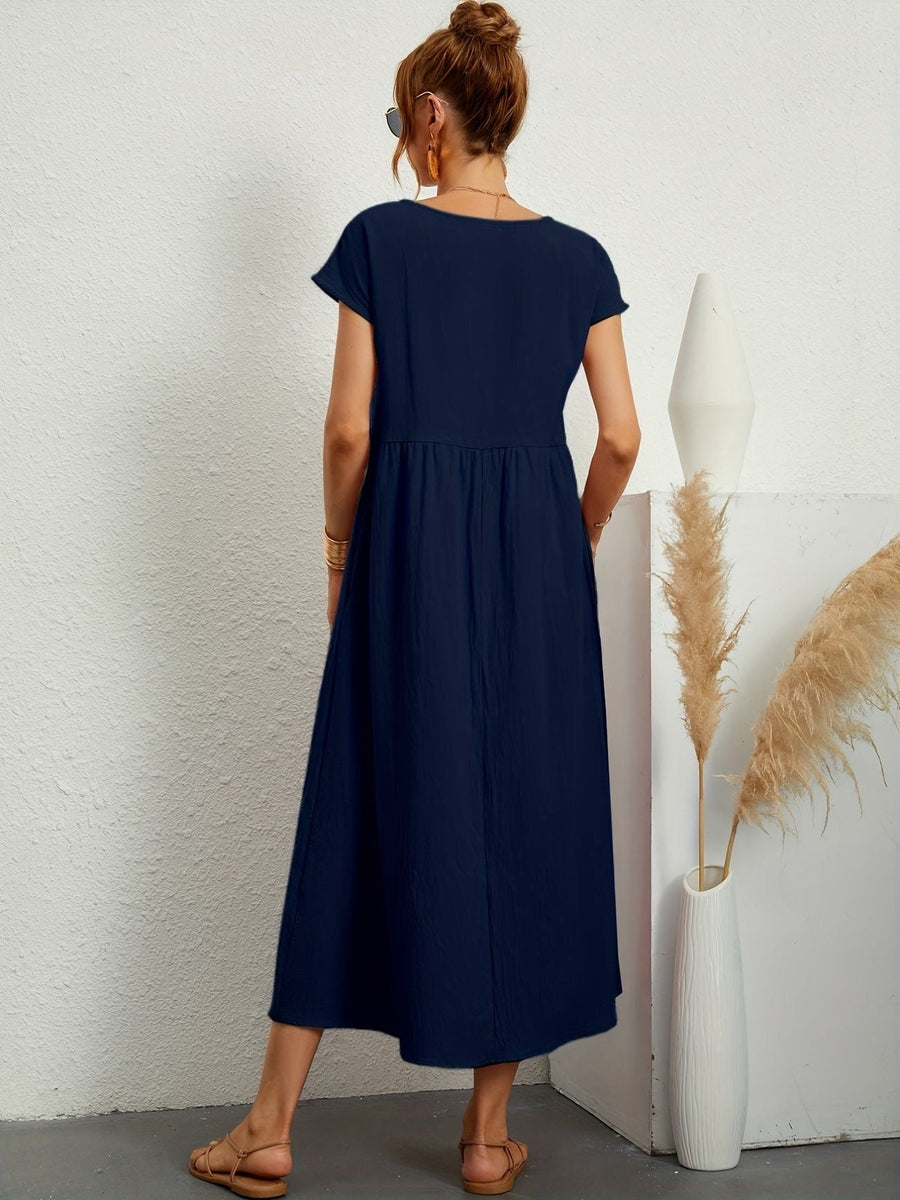 Camille - Kleid mit Rundhalsausschnitt