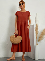 Camille - Kleid mit Rundhalsausschnitt