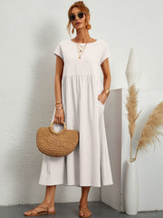 Camille - Kleid mit Rundhalsausschnitt