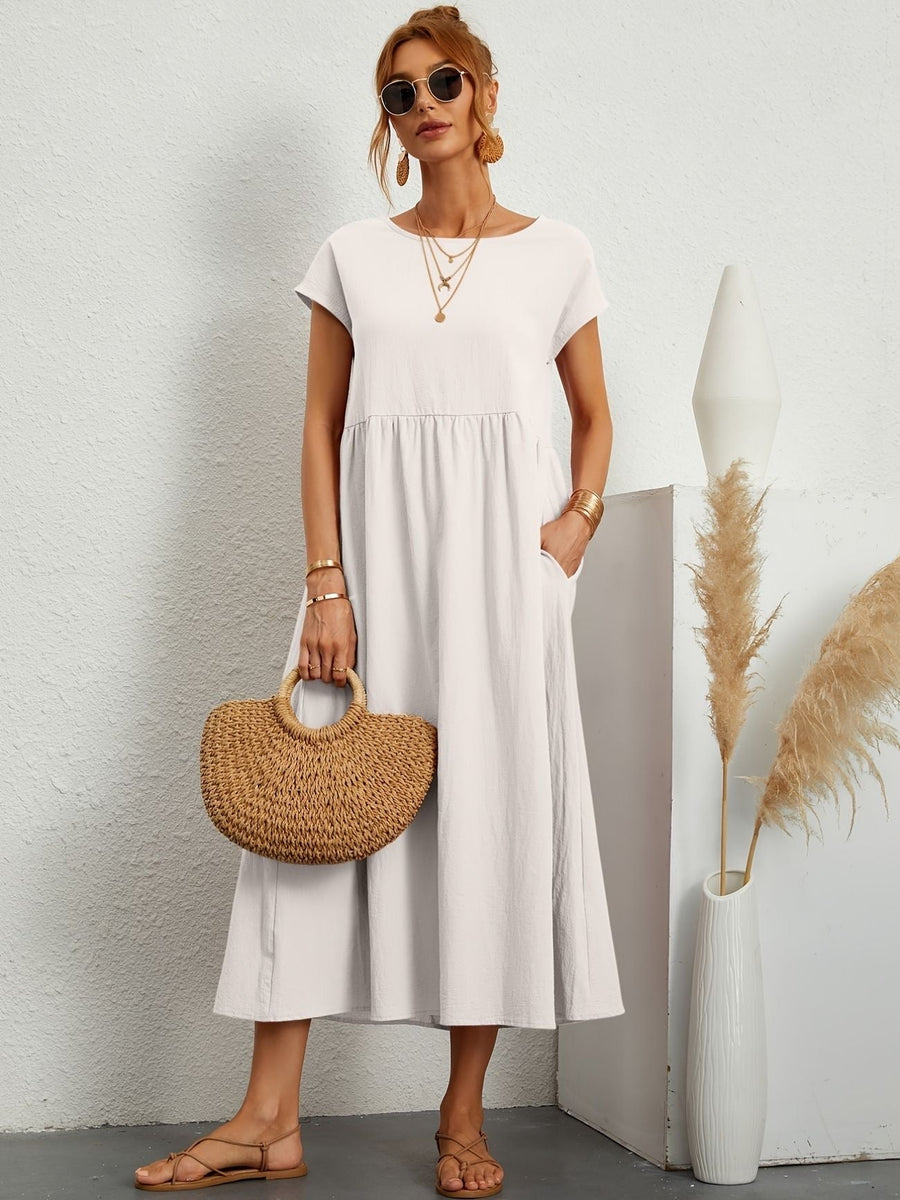 Camille - Kleid mit Rundhalsausschnitt