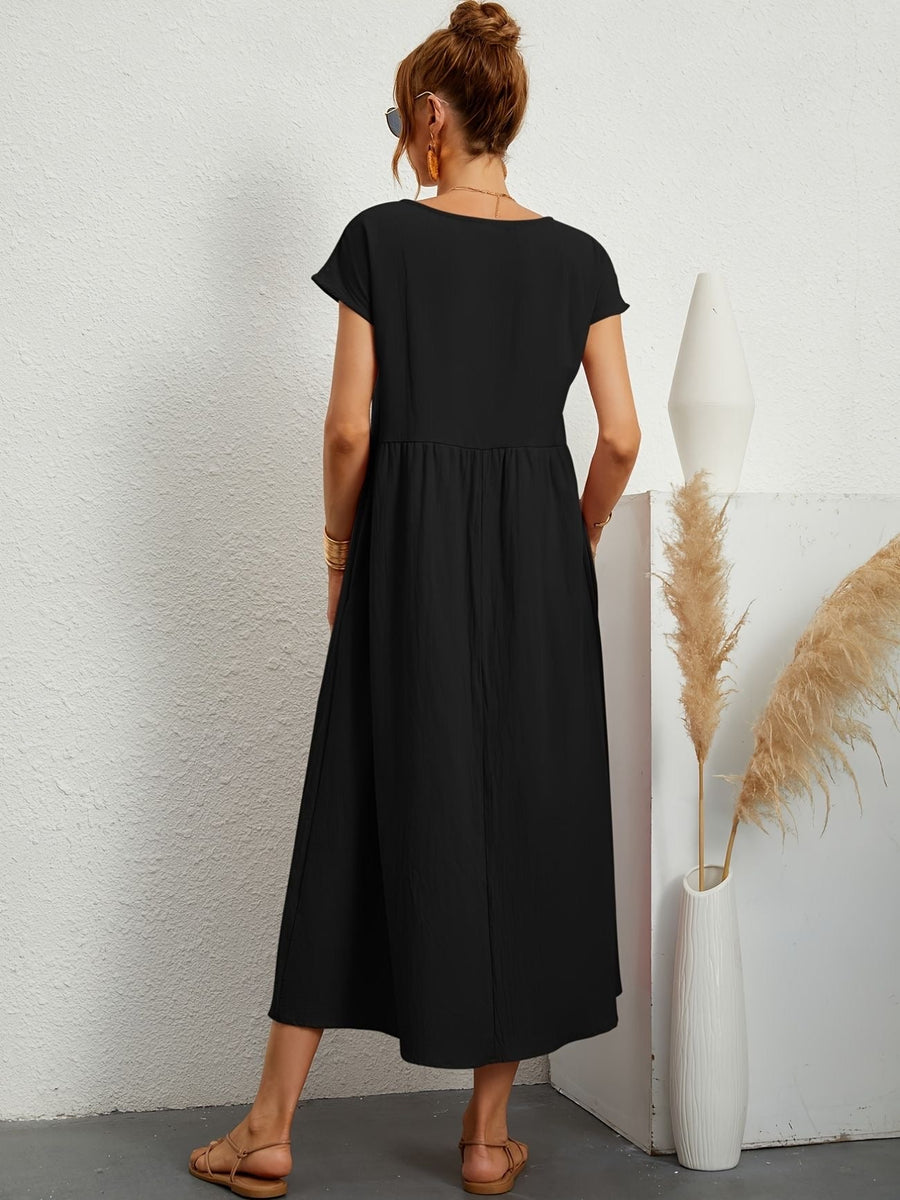 Camille - Kleid mit Rundhalsausschnitt