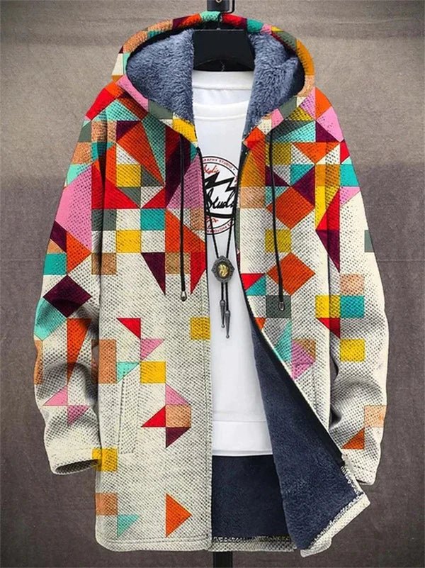 Mirrin | Eleganter Kunstdruck-Cardigan