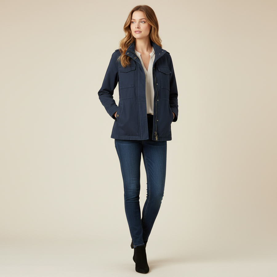 Giacca moderna donna | Giacca versatile con cerniera