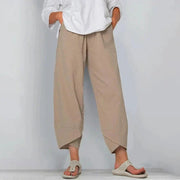 Moderne Hosen mit Überlappungs-Saumdesign