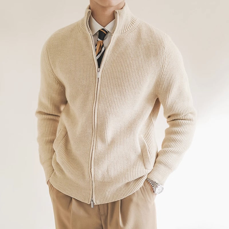 Moderne Strickjacke mit Elegantem Reißverschluss