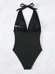 Monokini da donna | Costume da bagno sexy con scollo a V