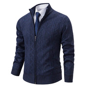 Herren Winter Strickjacke | Mit Reißverschluss