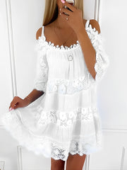 Elegantes Vintage Spitzenkleid für Damen