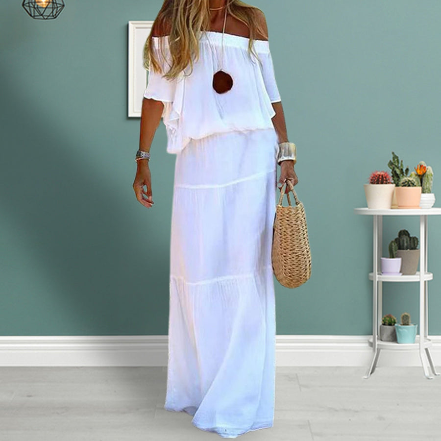 Kuscheliges | Schulterfreies Sommerkleid für Damen für dich