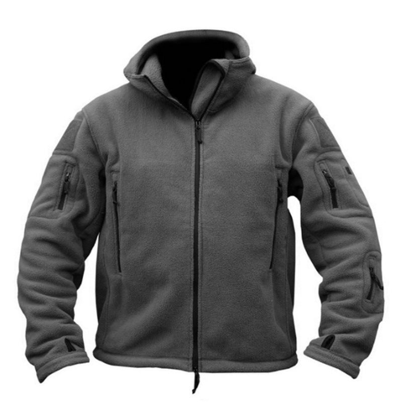 Rollkragenjacke mit mehreren Taschen