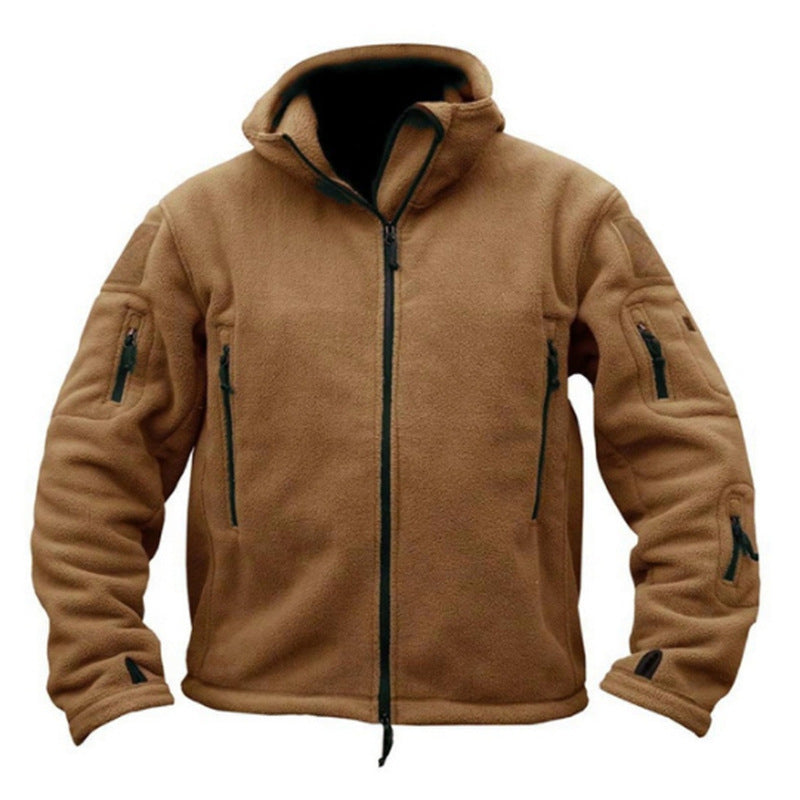 Rollkragenjacke mit mehreren Taschen