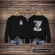 Damen Sweatshirt mit kreativem Motiv und lässigem Schnitt